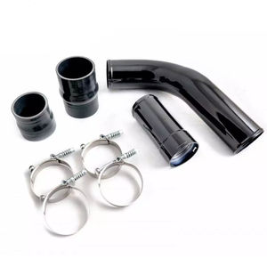 ท่ออินเตอร์คูลเลอร์ฟอร์ด 6.7L อลูมิเนียมอัลลอยด์สีดำแบบโค้งพร้อมแคลมป์สำหรับการอัพเกรดแบบดัดแปลง - Product Image 2