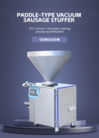 Machine à farcir les saucisses de type à vide, capacité 2500 kg/h, automatique, pour la transformation de la viande à usage commercial