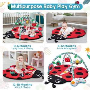 <span class=keywords><strong>Tapis</strong></span> <span class=keywords><strong>de</strong></span> gymnastique pour bébé 8-en-1 <span class=keywords><strong>Tapis</strong></span> <span class=keywords><strong>de</strong></span> temps pour le ventre avec 6 jouets <span class=keywords><strong>Tapis</strong></span> d'activité lavable pour bébé pour le développement <span class=keywords><strong>de</strong></span> la motricité sensorielle <span class=keywords><strong>de</strong></span> l'audition visuelle - Product Image 3
