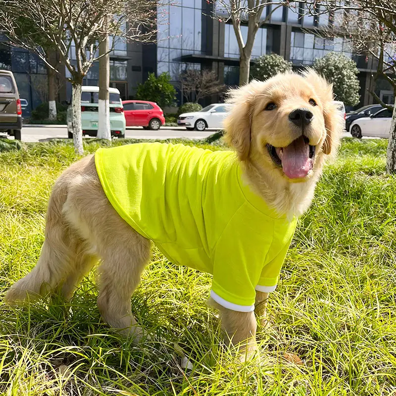 Summer Breathable Outfit Thin Dog Clothes for Large Dogs for Golden Retriever, Samoyed, Labrador, Medium to Large Breeds