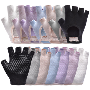 <span class=keywords><strong>Gants</strong></span> de yoga antidérapants pour femmes, <span class=keywords><strong>gants</strong></span> de Pilates à demi-doigts pour garder au chaud, <span class=keywords><strong>gants</strong></span> antidérapants pour la pêche et le <span class=keywords><strong>fitness</strong></span> - Product Image 1