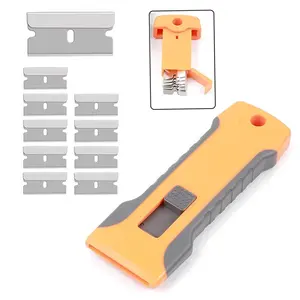 Grattoir à lame en métal pour voiture Colle Autocollant Enlèvement Fenêtre Verre Céramique <span class=keywords><strong>Four</strong></span> Hob Cleaner Outil de nettoyage ménager Raclette sale - Product Image 1