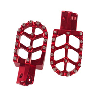 Pijakan Kaki Motor CNC Aluminium untuk Honda CR CRF50 70 110 125 230 250 450R XR50 Motor Trail Modifikasi Elektrik Universal