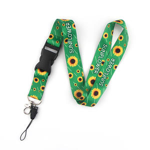 Nouvelle mode personnalisée médecin ICU équation tournesol porte-carte d'identité lanière Mobile boucle détachable lanière en polyester - Product Image 2