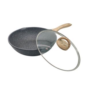 JEETEE OEM Premium Non-Stick <strong>Induction</strong> <strong>Wok</strong> Pan Even Heat Distribution Durable Design Ergonomic Handle <strong>Wok</strong> With Lid - Product Image 1