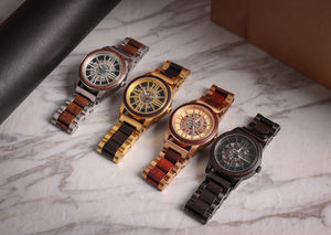 Montre mécanique en acier inoxydable, écologique de haute qualité pour hommes et femmes - Product Image 6