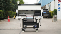 Mesin bordir UV Printer Dtf semua dalam 1 untuk kaus 3 kepala 4 kepala Printer
