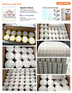 Etiqueta Autoadhesiva Resistente al Aceite, de Grado Alimenticio, para Transferencia, Impresa a Medida, Tamaño 4x6, Rollo de Etiquetas Térmicas Directas con Código de Barras, 500 Unidades - Product Image 3