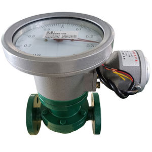 Jingjie LC 모델 LC 고정밀 타원형 기어 유량계 DN80 연료 오일 윤활 오일 유량계 LCD 디스플레이 OEM 물 - Product Image 1