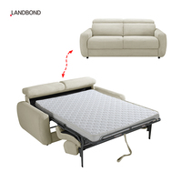 Canapé-lit convertible en tissu Landbond, design artistique moderne, double usage, pour salon, hôtel, gain de place, idéal pour dormir