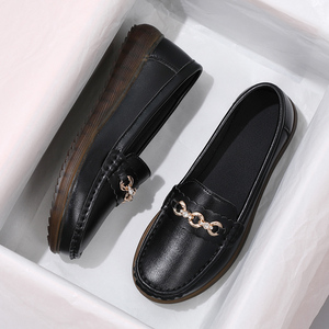 S2062 Venta caliente de las mujeres pisos <span class=keywords><strong>mocasines</strong></span> zapatos de cuero casual - Product Image 2