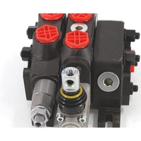 Vanne directionnelle sectionnelle DCV60 à 1 bobine, commande manuelle, 60 L/min 315 Bar pour systèmes hydrauliques