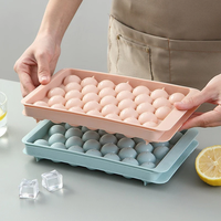 Moule à glaçons PP personnalisé 33 cavités pour whisky, plateau à glaçons, boîte à sucettes, outils et accessoires de cuisine DIY pour la fabrication de cadeaux