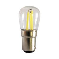 Nouvelle ampoule à filament 2W 12V 24V 48V BA15D double contact lumière du jour 6500k BA15D ampoule led