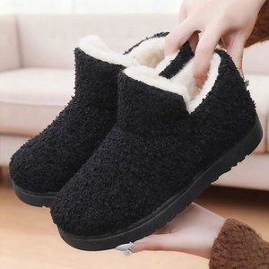 Botas de Nieve de Alta Calidad con Plataforma, Amortiguadoras, Ligeras, Resistentes, Cómodas, Antideslizantes, con Forro de Piel de Oveja - Product Image 3