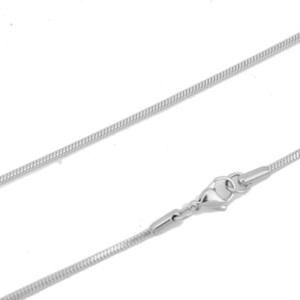 Hot Selling Wholesale Jewelry <b>Titanium</b> Steel Multi-size Snake <b>Chain</b> Necklace Silver Plated Simple Niche Design Women's Necklaces - Product Image 6