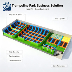 Equipo de Parque de Diversiones Comercial Interior Personalizado de Gran Tamaño con Parque de Trampolines Interior de Alta Seguridad para Niños - Product Image 2