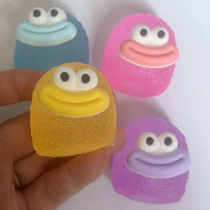 Divertido Juguete de Plástico Antiestrés de Ojos Grandes, con Música y Rebote Lento, Venta al por Mayor, Creativo, para Aliviar el Estrés, Unisex, a partir de 14 Años - Product Image 4