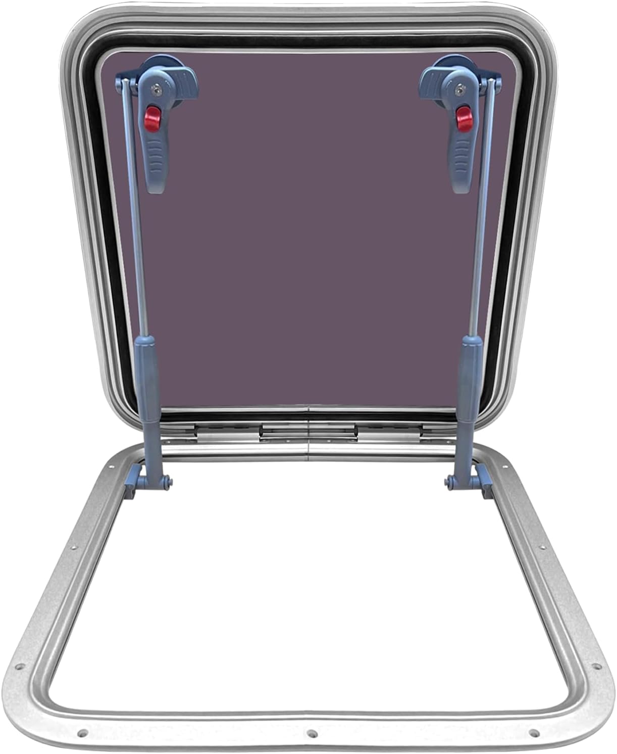 thumbnail interactive-video image 1 of Boat Porthole Window Heavy Duty Aluminum Alloy UV Resistant Sealed Waterproof Square Inner Opening Portlight For Yacht Rv 1 of 14