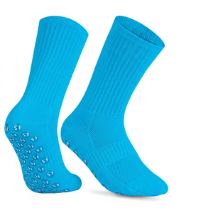 Wholesale Crew Knitted Breathable Organic Bamboo Cotton Compression Sports Terry <b>Socks</b> Solid Pure <b>Black</b> Seamless Eco-Friendly - Product Image 1