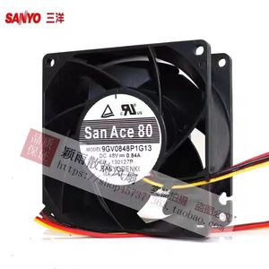 ซันโย ซันเอซ 80 9GV0848P1G13 48V 0.84A พัดลม PWM 4 สายสำหรับเคสคอมพิวเตอร์ - Product Image 2