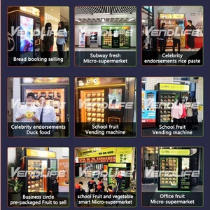 XYZ Commercial Extérieur Frais Restauration Rapide Self <span class=keywords><strong>Service</strong></span> Distributeur Automatique de Pizza Intelligente Usine en Chine - Product Image 4