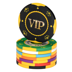 Fichas de póquer de arcilla antifalsificación con código QR y marcado UV, ficha de seguridad de denominación personalizada para jugadores de <span class=keywords><strong>casino</strong></span> y póquer - Product Image 3