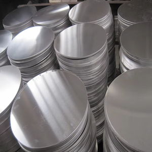 Cuttable Coated <b>Surface</b> Aluminium Alloy Disc High Purity A1060 H14 Temper 1.0mm Circle <b>Plate</b> 180mm Custom Application Restaurant - Product Image 1