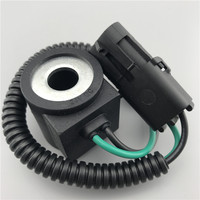 Bobine d'électrovanne d'excavatrice DC12V 24V pour SWE 60/70N9, bobine d'électrovanne pilote, diamètre intérieur 13mm, hauteur 37,5mm