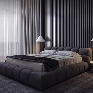 Comfortable cloth art bed master bedroom tatami 1.8m double bed simple modern technology cloth bed