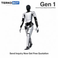 Robot Humanoide Bípedo TERKOBOT Gen1 de Fábrica con Caminata Autooptimizada y Equilibrio Antidisturbios para la Enseñanza Universitaria de STEM