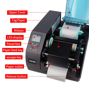 Impresora Térmica de Etiquetas Industriales G6000, Impresora de Códigos QR Industrial de Alta Definición de 600dpi, Impresora de Transferencia Térmica - Product Image 1