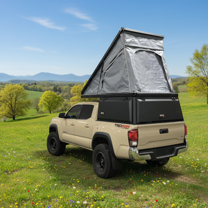 Mini <span class=keywords><strong>Caravana</strong></span> Moderna Ligera, Remolque Tipo Lágrima para Camioneta, Techo Rígido de Aluminio, Carpa Impermeable - Product Image 1