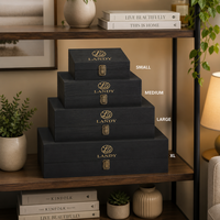 Boîte à album en bois personnalisée avec logo, finition vintage artisanale, coffret de souvenir, coffre de rangement pour la photographie de mariage
