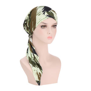 HZM-19149 Chimio Chapeaux Turbans pour Femmes Cheveux Longs Tête Écharpe Headwraps <span class=keywords><strong>Cancer</strong></span> Chapeaux - Product Image 1