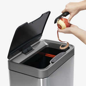 60L 13Gallon Stainless Steel Trash Can With Plastic <b>Sensor</b> Lid Rectangular <b>Sensor</b> Smart Waste <b>Bin</b> for Kitchen - Product Image 4