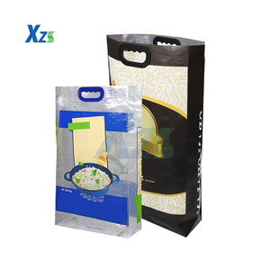 Sacs d'emballage pour riz avec poignée en PP Bopp, 10 <span class=keywords><strong>kg</strong></span>, 58 cm * <span class=keywords><strong>36</strong></span> cm, avec logo personnalisé - Product Image 1