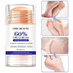 CHIC BEAUTE Soin des pieds Crème stick à 60% d'urée pour les genoux, les coudes et les pieds, exfoliant pour les peaux mortes, baume stick à l'urée pour les pieds avec 2% d'acide salicylique - Product Image 3