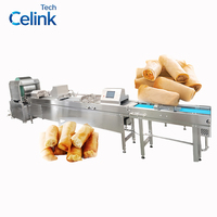 Máquina Automática para Hacer Rollitos Primavera, de Acero Inoxidable 304, para Restaurantes, Fábricas y Líneas de Producción de Alimentos