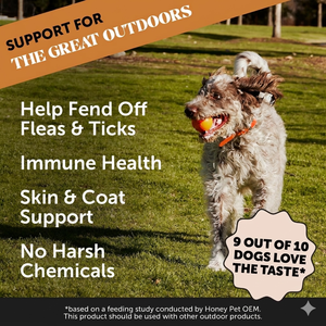 Suplemento Natural <span class=keywords><strong>para</strong></span> la Prevención de Pulgas y <span class=keywords><strong>Garrapatas</strong></span> en Perros, Pastillas Masticables Orales sin Químicos Agresivos, Forma Natural - Product Image 4