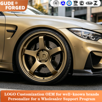 Ruedas Forjadas GUDE Compatibles con TE37 JDM, 15, 16, 17, 18, 19, 20, 21, 22 Pulgadas, 7-12J, Patrón Multibolts, Ajuste Personalizado 4x100 5x114.3