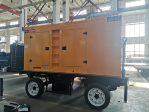 Groupe électrogène diesel mobile silencieux Yuchai 250 kW, facile à déplacer, faible consommation de carburant, QSL8.9-G33 400V/10.5V - Product Image 3