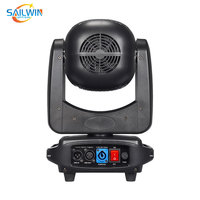 200W LED lumière de scène à tête mobile 3-en-1 faisceau Spot Wash Halo coloré avec course de chevaux DMX Disco DJ Light pour les performances