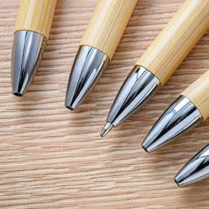 Customizable Bamboo Click <b>Pens</b> - Eco-Friendly Promotional <b>Pens</b> with Logo Printing for Business <b>Gifts</b> - Product Image 4