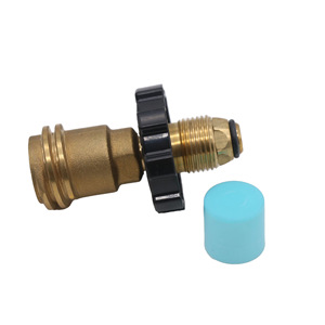 Adaptateur de réservoir de propane extérieur, connecteur en laiton avec poignée noire pour conversion de bouteille de gaz - Product Image 5