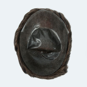 Tupé Personalizado para Hombre – Cabello Humano Virgen Indio 100%, Sistema Capilar con Base de Inyección, Transpirable, Ligero y Ajuste Seguro - Product Image 3