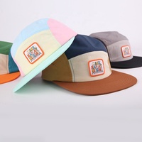Casquette de camping 5 panneaux légère, respirante et à séchage rapide pour enfants, personnalisable, pour bébés filles et garçons