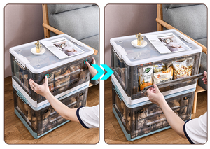 Boîte de rangement pliable en plastique, pour le Camping, la pratique et populaire - Product Image 6