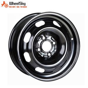 Jantes de voiture professionnelles Wheelsky 15 pouces 564402 4X108 PCD, nouvelles jantes en <span class=keywords><strong>acier</strong></span> noir, fabriquées par un fabricant professionnel - Product Image 1