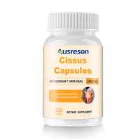 Ausreson OEM Capsules de Cissus Quadrangularis pour le soutien des articulations et la force osseuse, extrait de Cissus